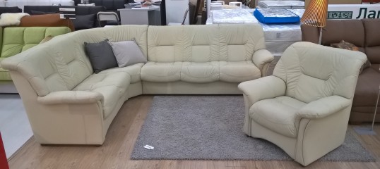NICOL диван угловой +кресло (кожа). Финляндия